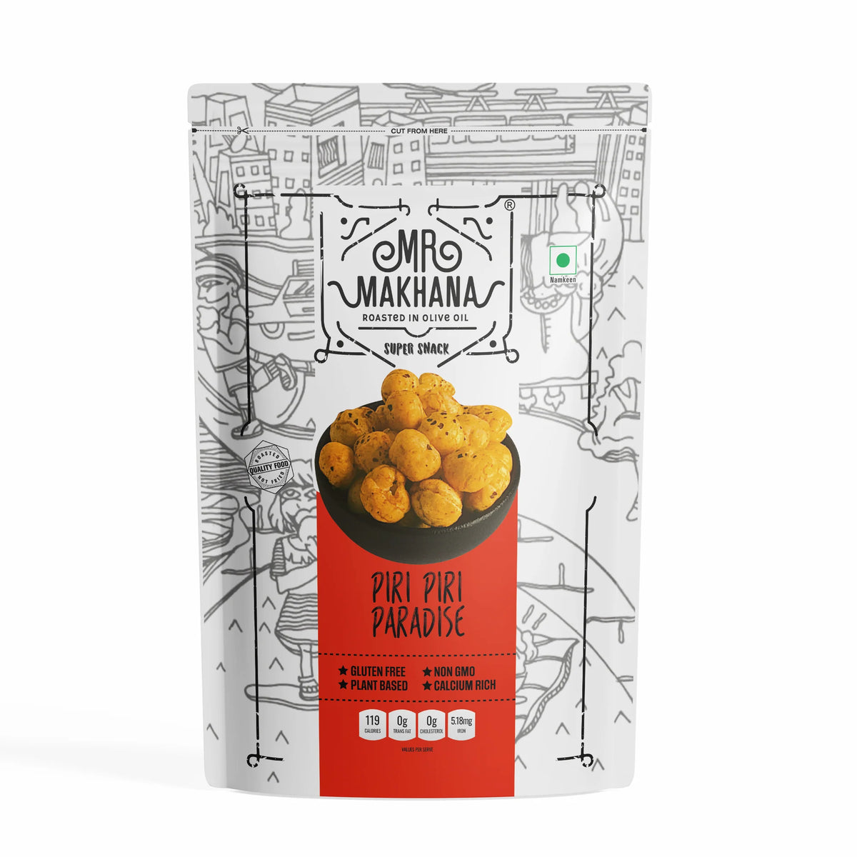 Mother's Recipe Makhana Piripiri Pardise75g