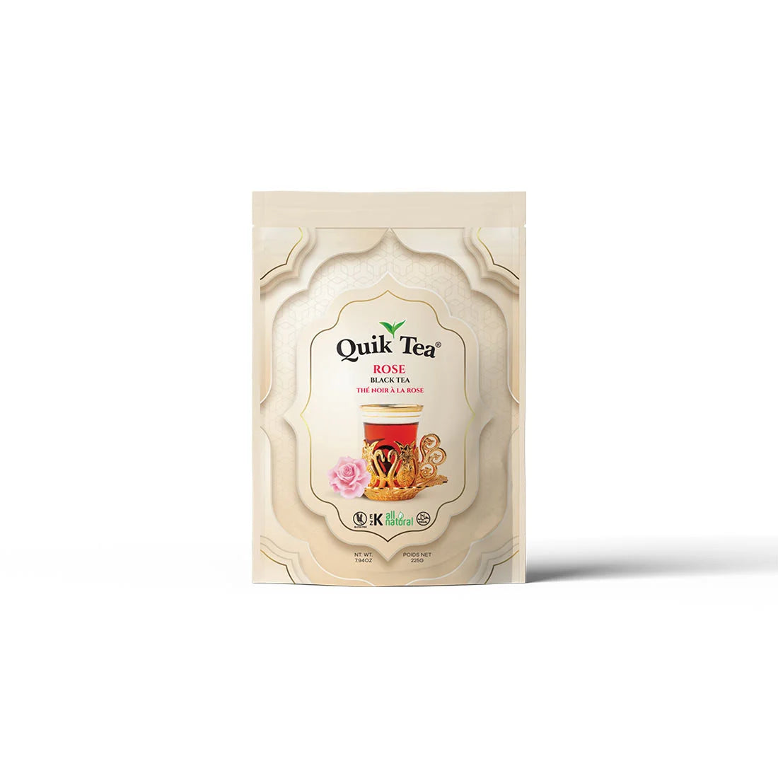Quicktea Blacktea W Rose 225g