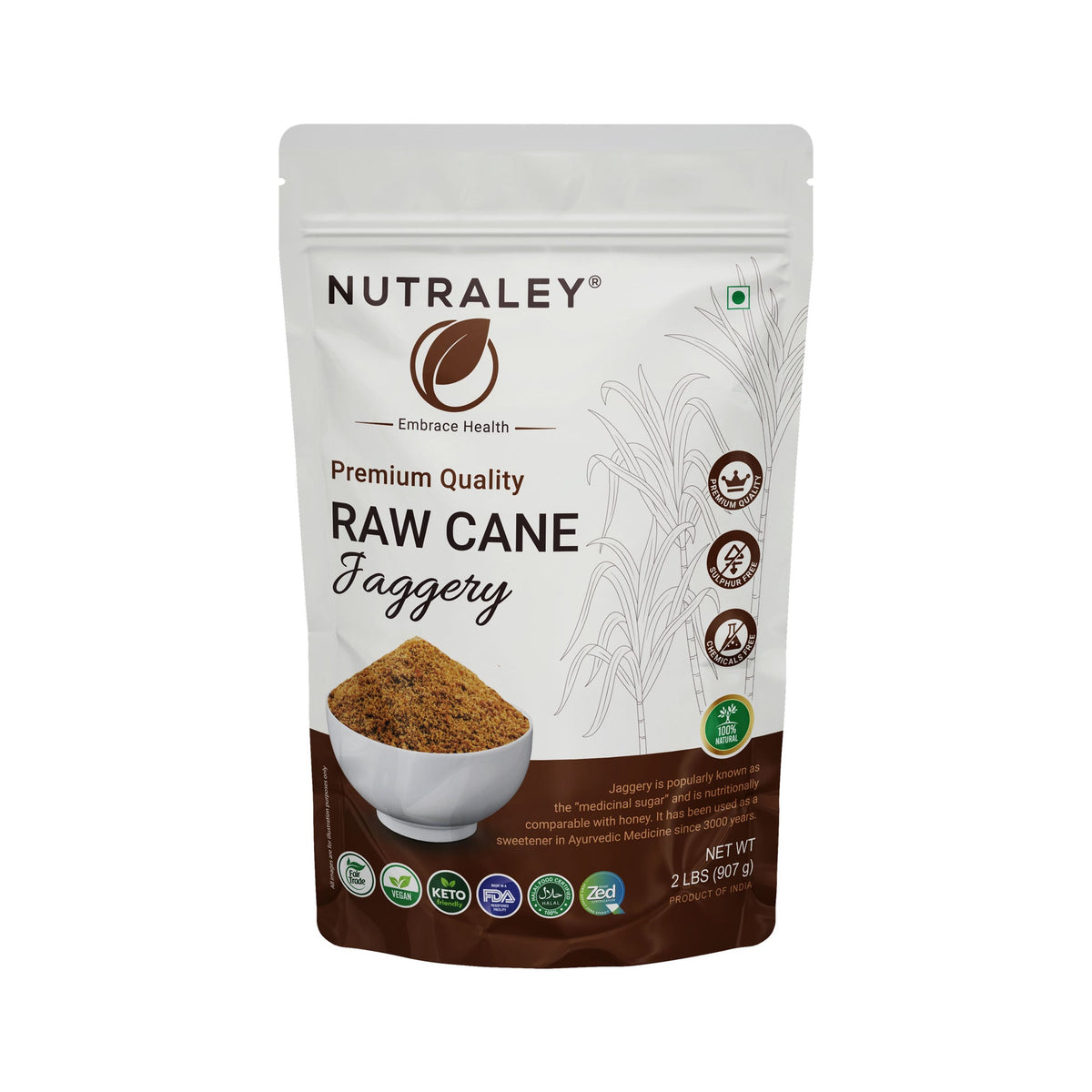 Ntr Raw Cane Jaggery 2lb