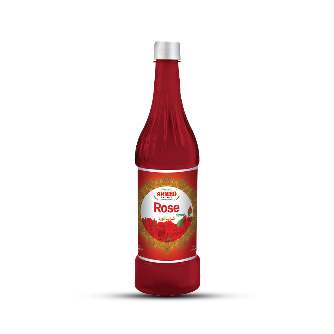 Ahmed Rose Flavor Syrup 800m