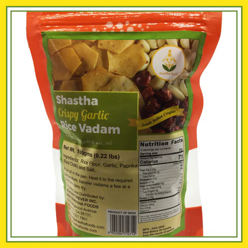 SF GARLIC RICE VADAM