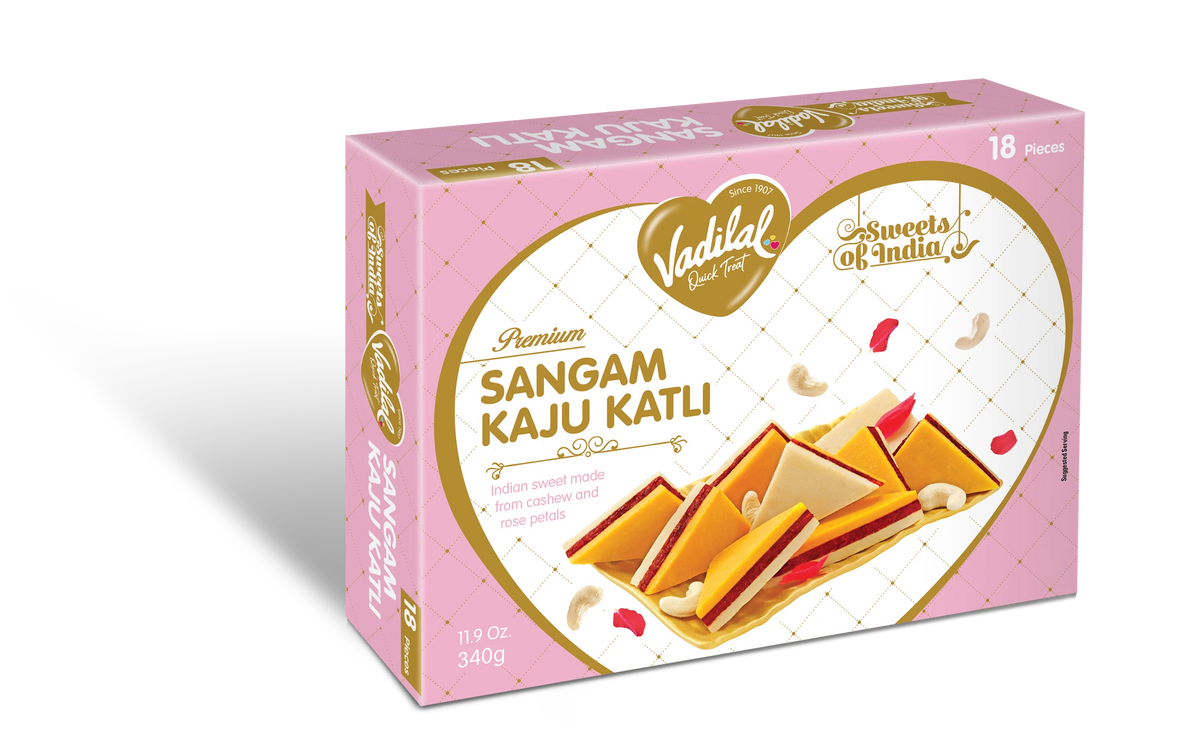 Vadilal Sangam Kaju Katli 340g