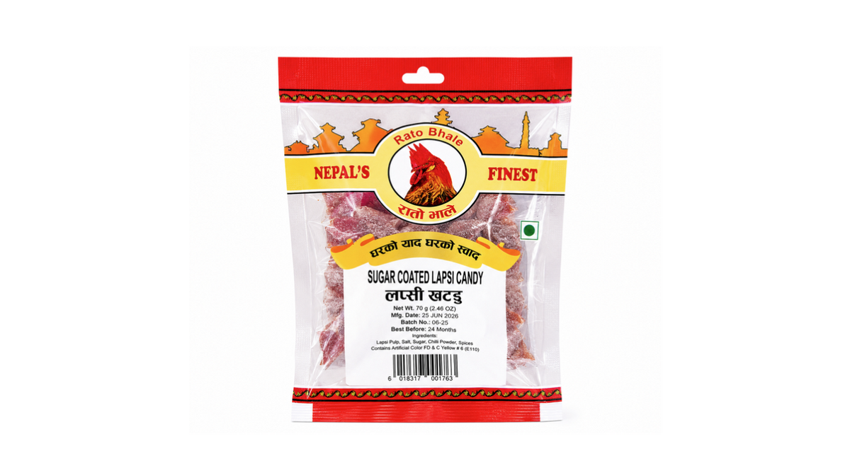 Rato Bhale Sugar Ctd Lapsi Candy 100g