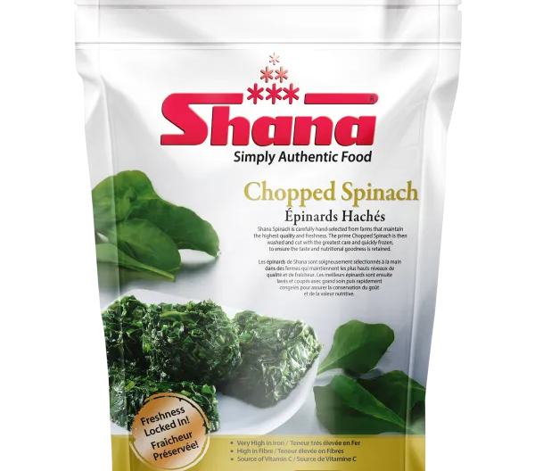 Shana Chopped Spinach 900g