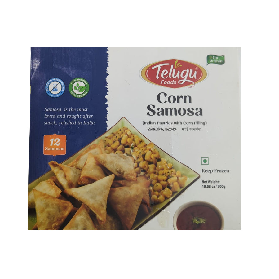 Telugu Foods Corn Samosa 300g
