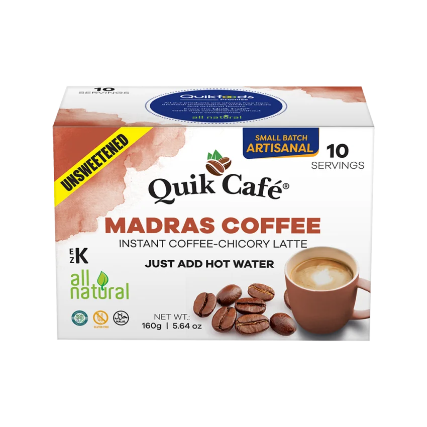 QUICKCAFE MADRAS COFFEE 10PCK