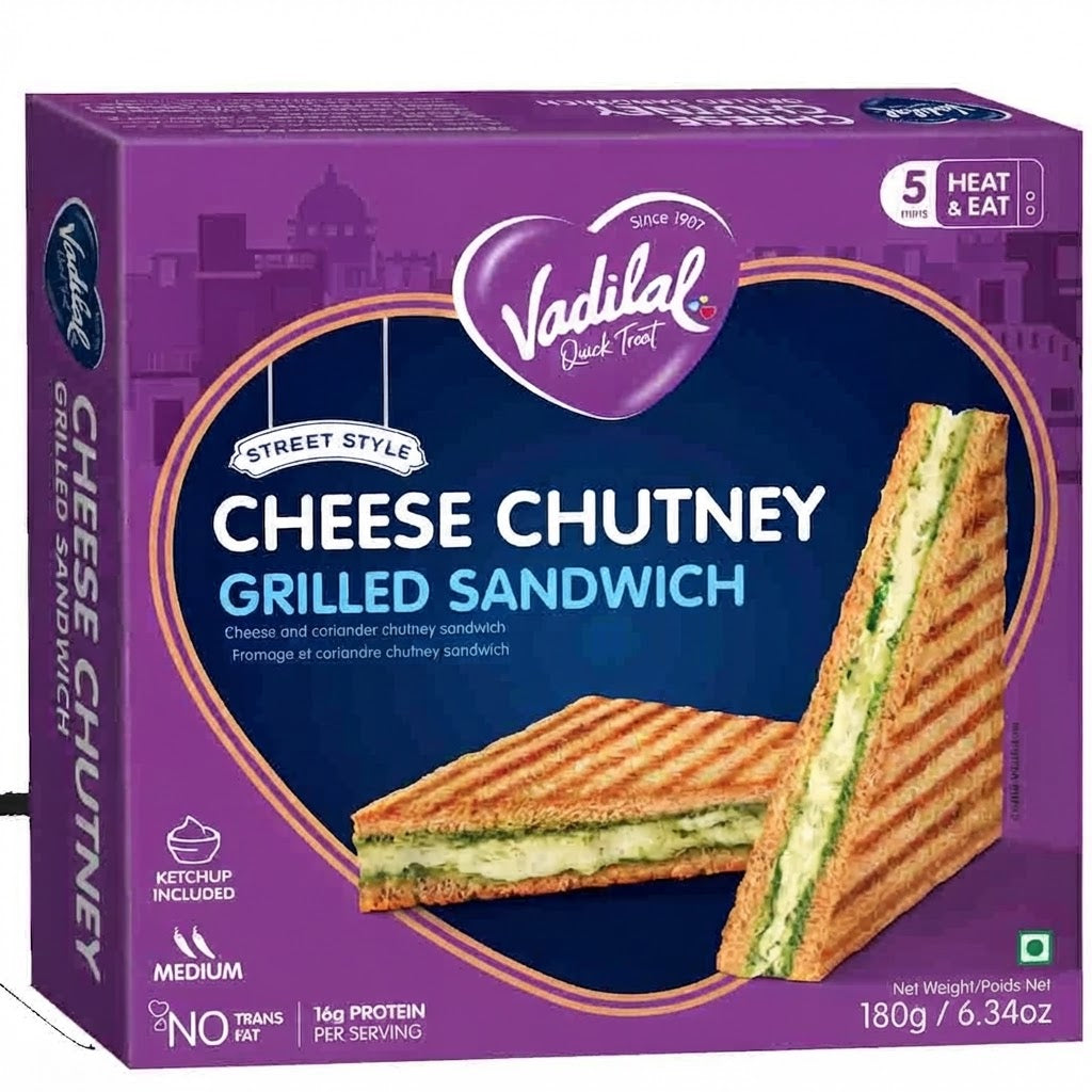 Vadilal Cheese Chtny Sandwich 180g