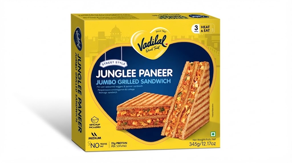 Vadilal Jungl Paneer Sandwich 345g