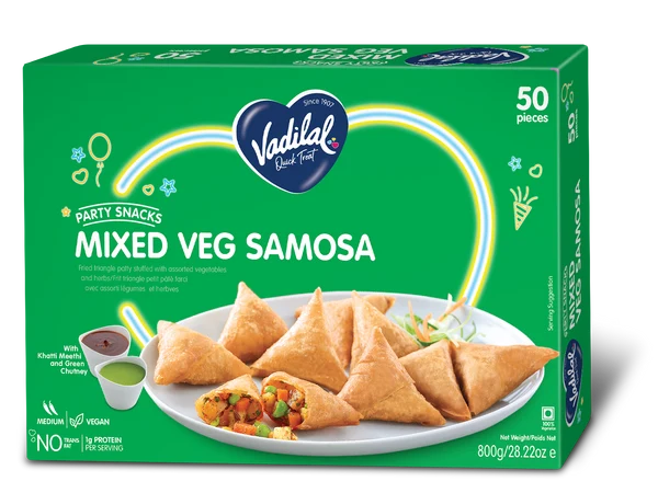 Vadilal Mix Veg Samosa 800g