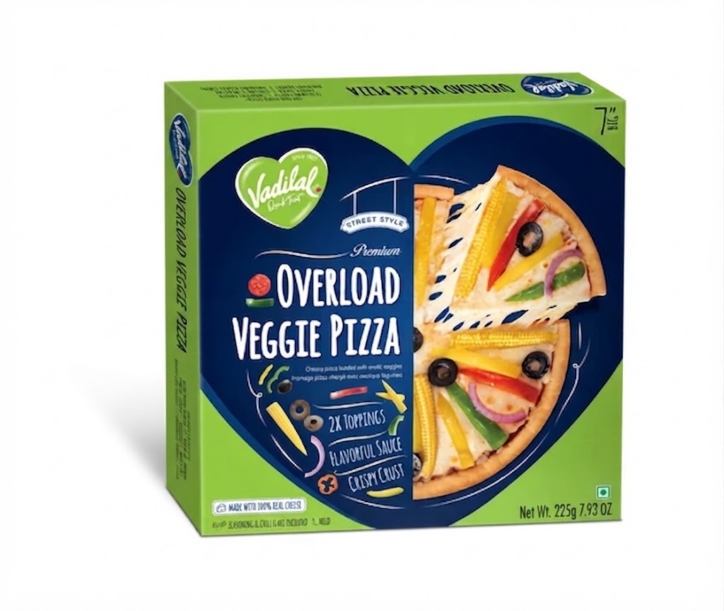 Vadilal Overload Veggie Pizza 225g