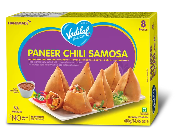 Vadilal Paneer Chili Samosa 410g