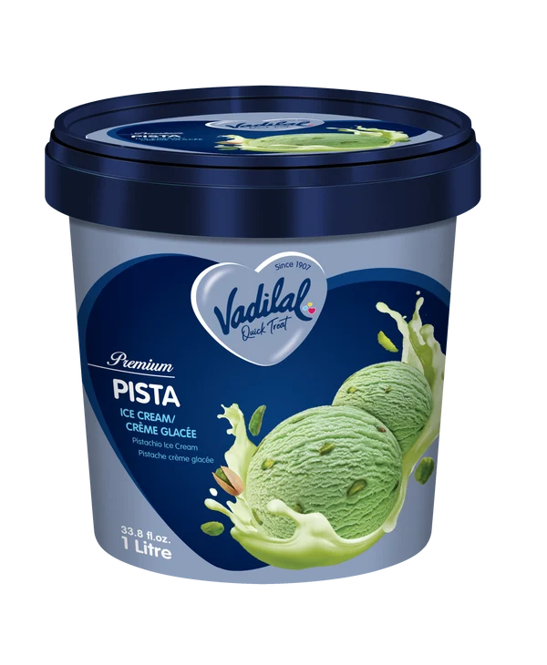 Vadilal Pista Icecream 1l