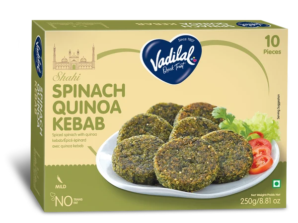 Vd Spinach Quinoa Kebab 10pc