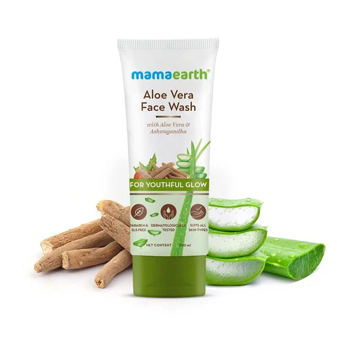 Mama Earth Aloe Vera Facewash 100ml