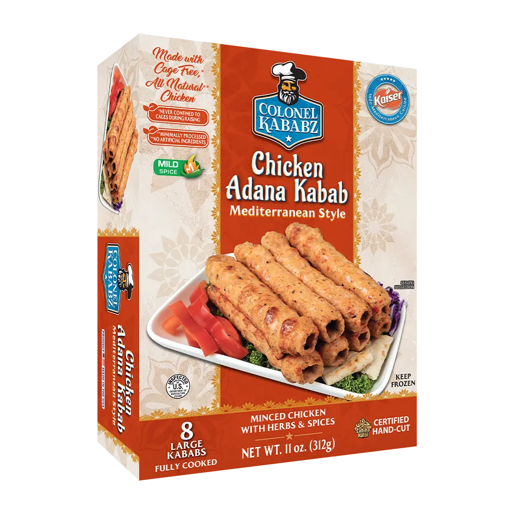Colonel Kabab Chicken Adana Kabab 8p