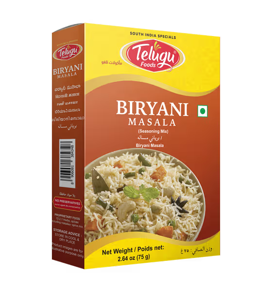 Telugu Foods Biryani Masala 75g