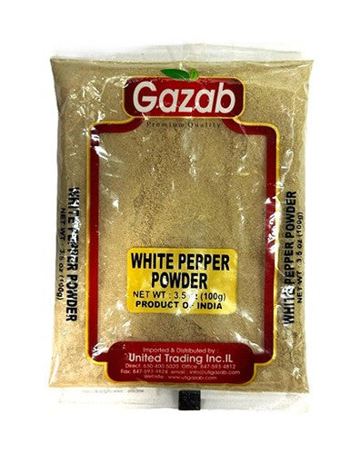 Gazab White Pepper Powder 3.5oz