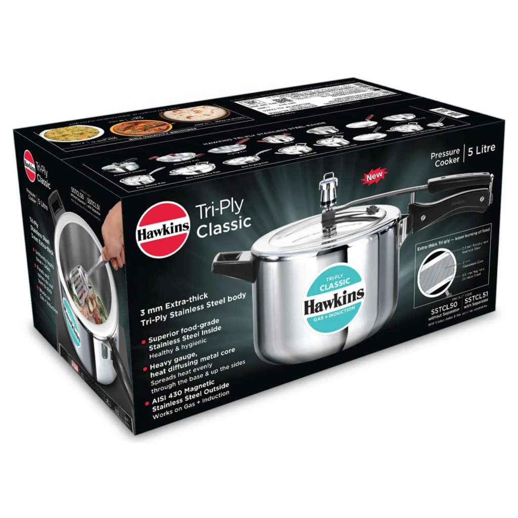 Hawkins Tri-ply Cls Cooker 5l