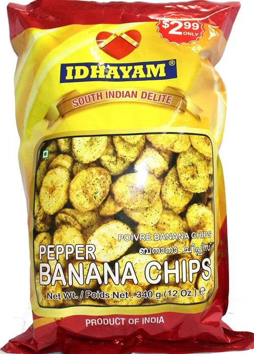 Idhayam Pepper Banana Chips 340g