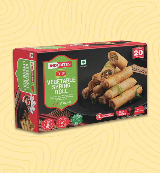 Indi Bites Vegetable Spring Rolls 20pc