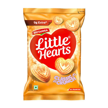 Brit Little Hearts Bisc 75g
