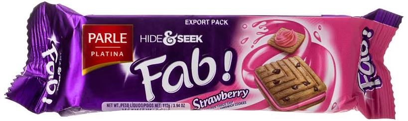 Parle H&s Fab Strawberry 112g