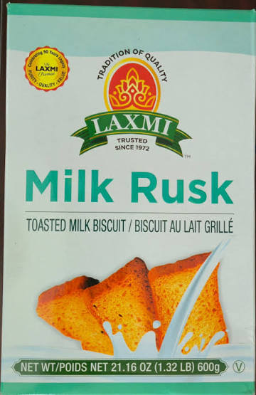 Laxmi Milk Rusk 600g