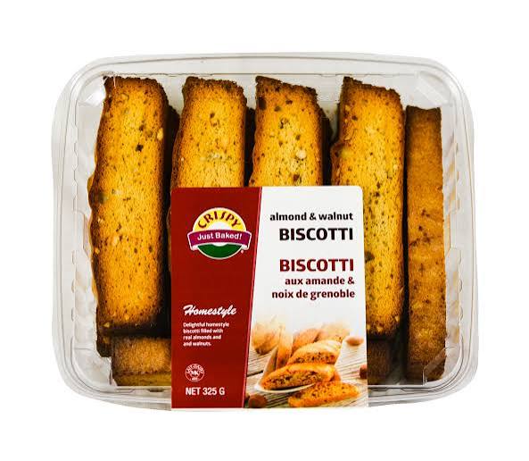 Crispy Almd Wlnt Biscotti 325g