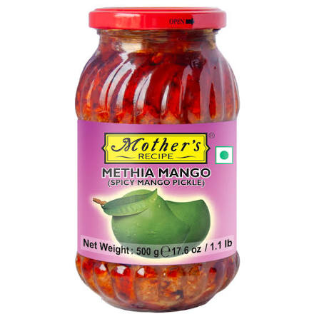 Mother's Recipe Methia Mango Pickle 500g