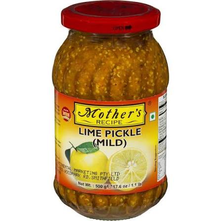 Mother's Recipe Lime Pickle Mild 500g