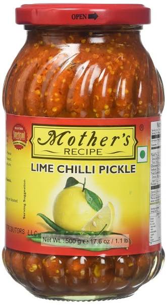 Mother's Recipe Lime Chilli Pickle 500g