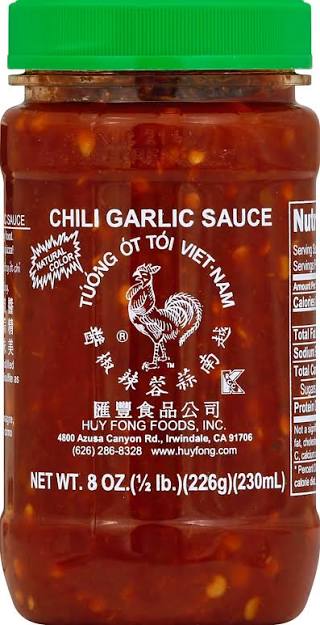 Huyfong Chili Garlic Sauce 8oz