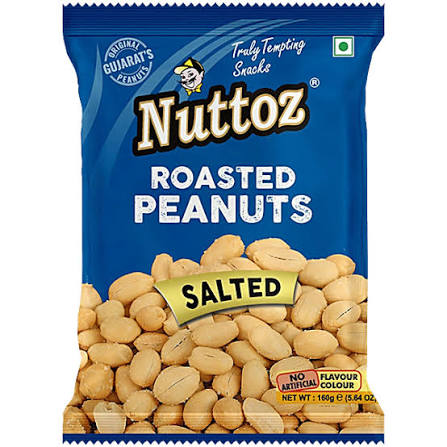 Nuttoz R Peanuts Salted 160gm