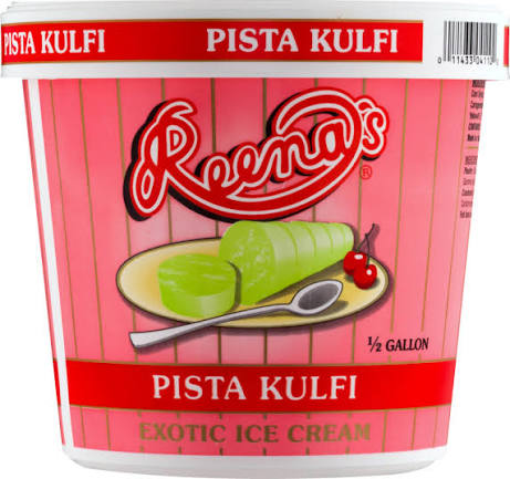 Reenas Pista Kulfi 1/2 Galon