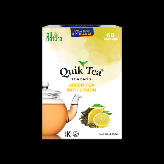 Quicktea Greeenteawlemon 60pck