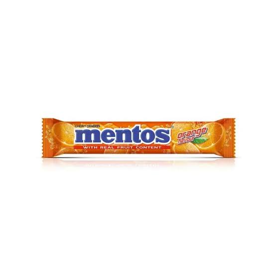 Mentos Orange Flvr 28.6g