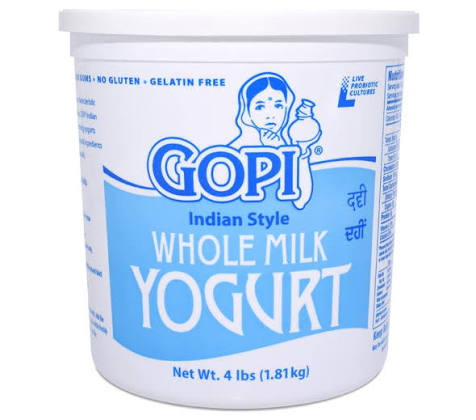 Gopi Whole Milk Yougurt 4lb