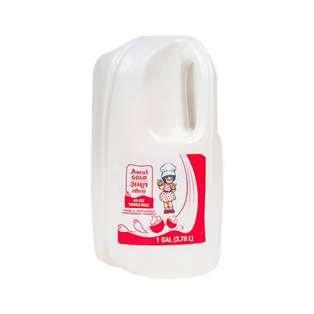 Amul Gold 6% Fat Milk 1gl