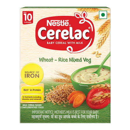 Cerelac Wheat Rice Mixveg 300g