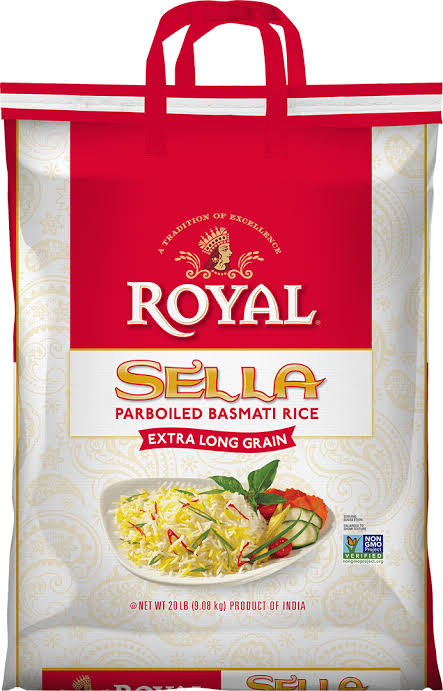 Royal Basmati Rice Sella 20lb