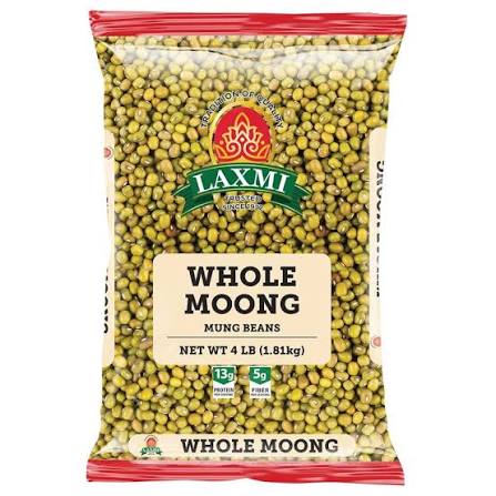 Laxmi Whole Moong 4lb