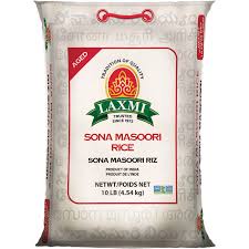 Laxmi Sonamasori Rice 10lb