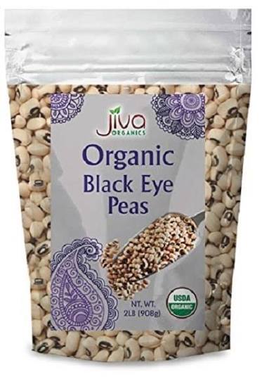 Jiva Org Black Eye Peas 2lb