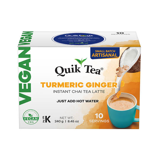 Qt Vegan Turmeric-ginger 10pck
