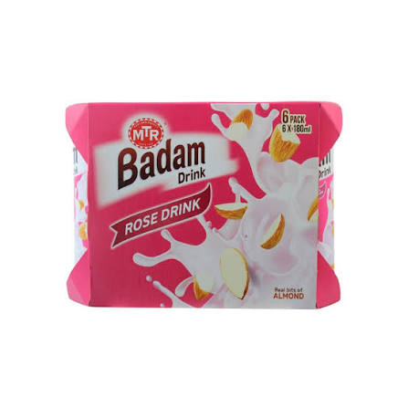 Mtr Badam Drink Rose 6pack