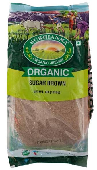 Sukhianna Org Brown Sugar 4lb