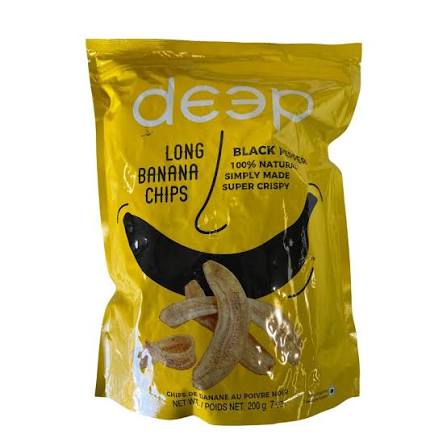 Deep Banana Chips Pepper 200g