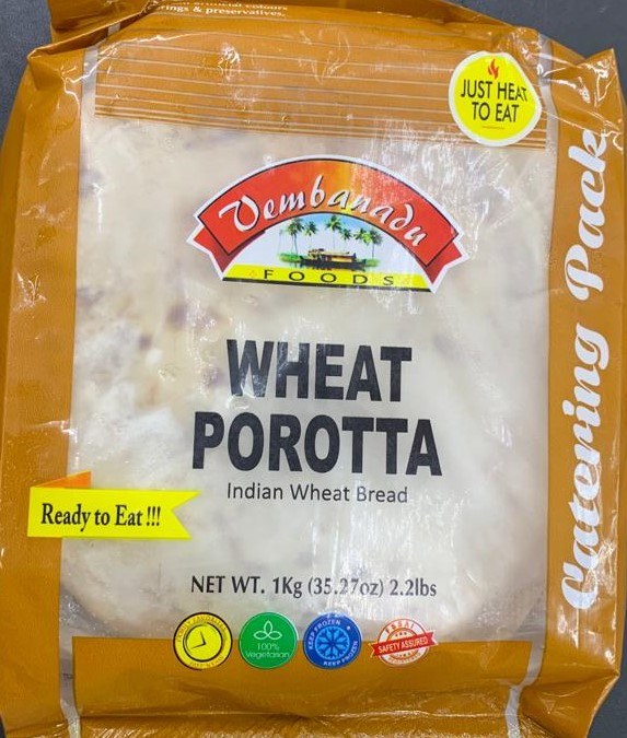 Vemanadu Wheat Parotta 2.2lb