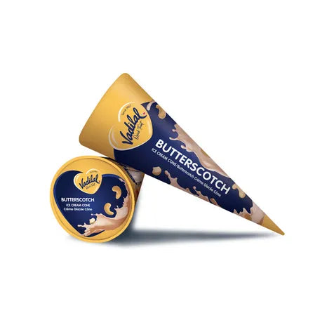 VDL BUTTERSCOTCH CONE IC 110ML