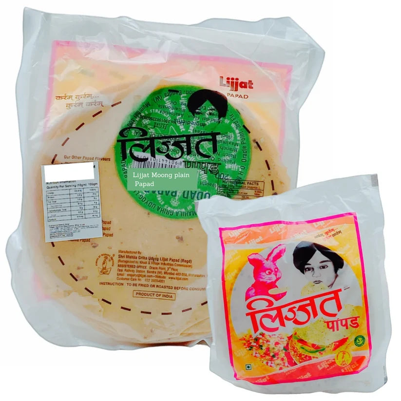 Lijt Plain Moong Papad 200g